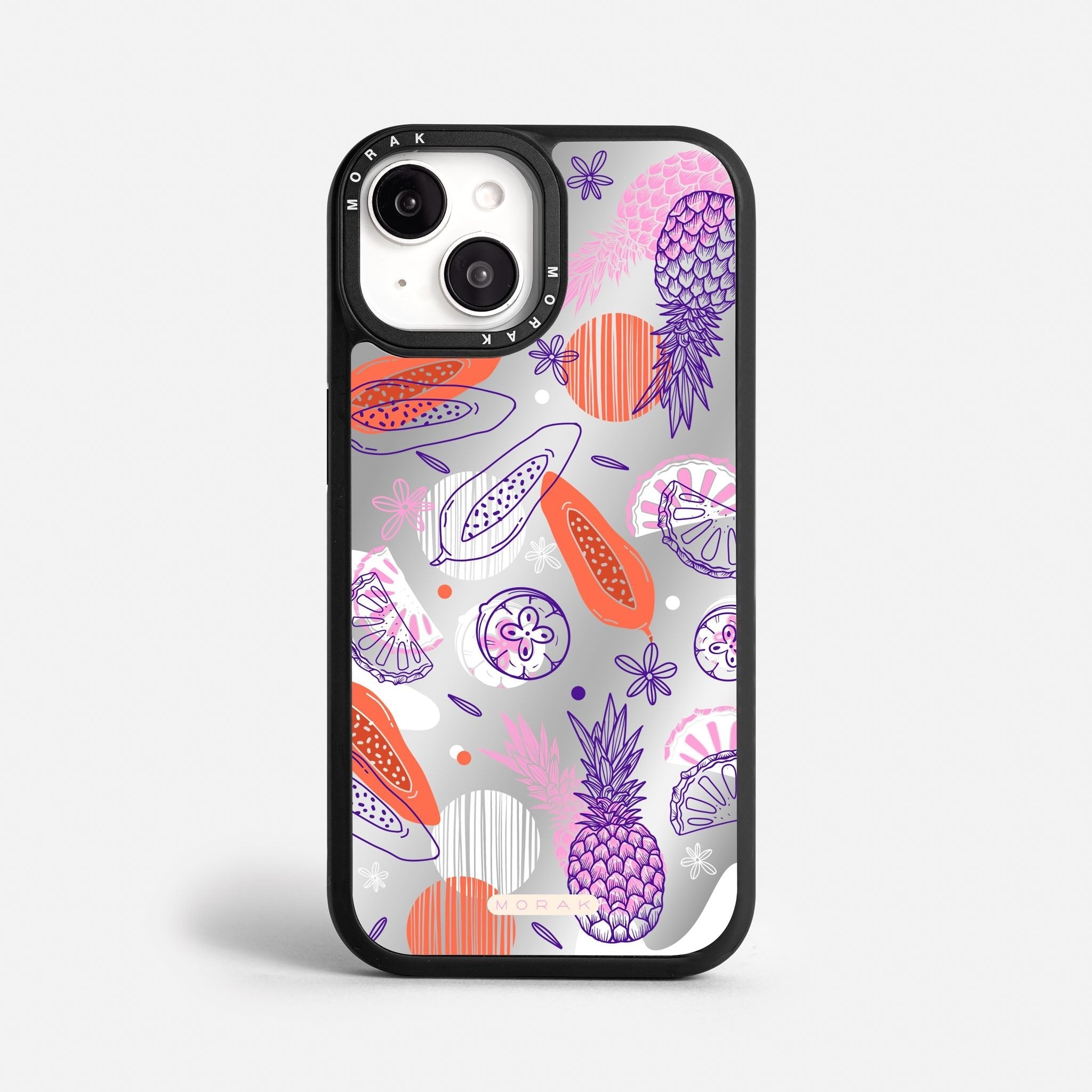 Case Funda Tropical Mix - Espejo Premium Para iPhone 17-12 Samsung S26-S22