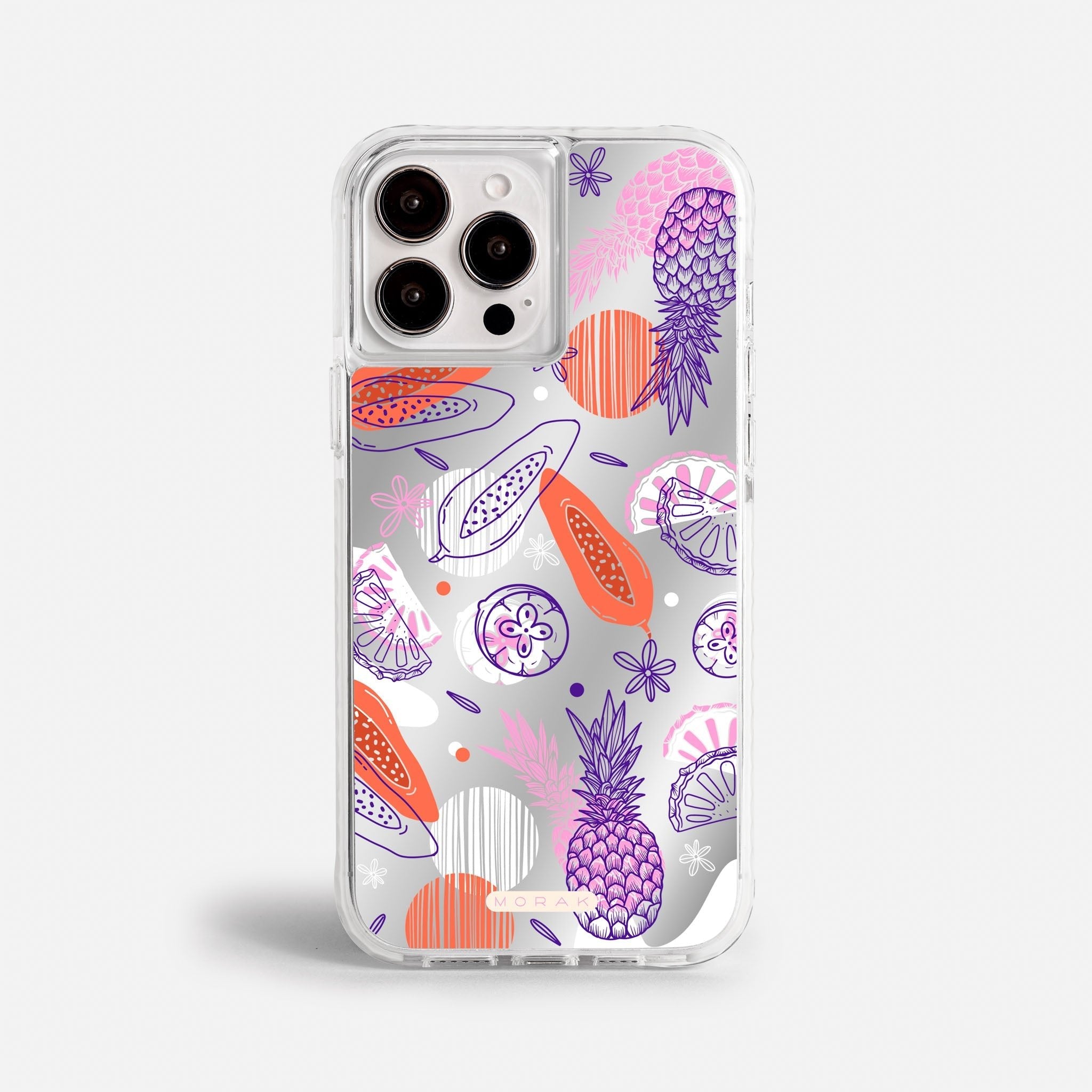Case Funda Tropical Mix - Espejo Premium Para iPhone 17-12 Samsung S26-S22