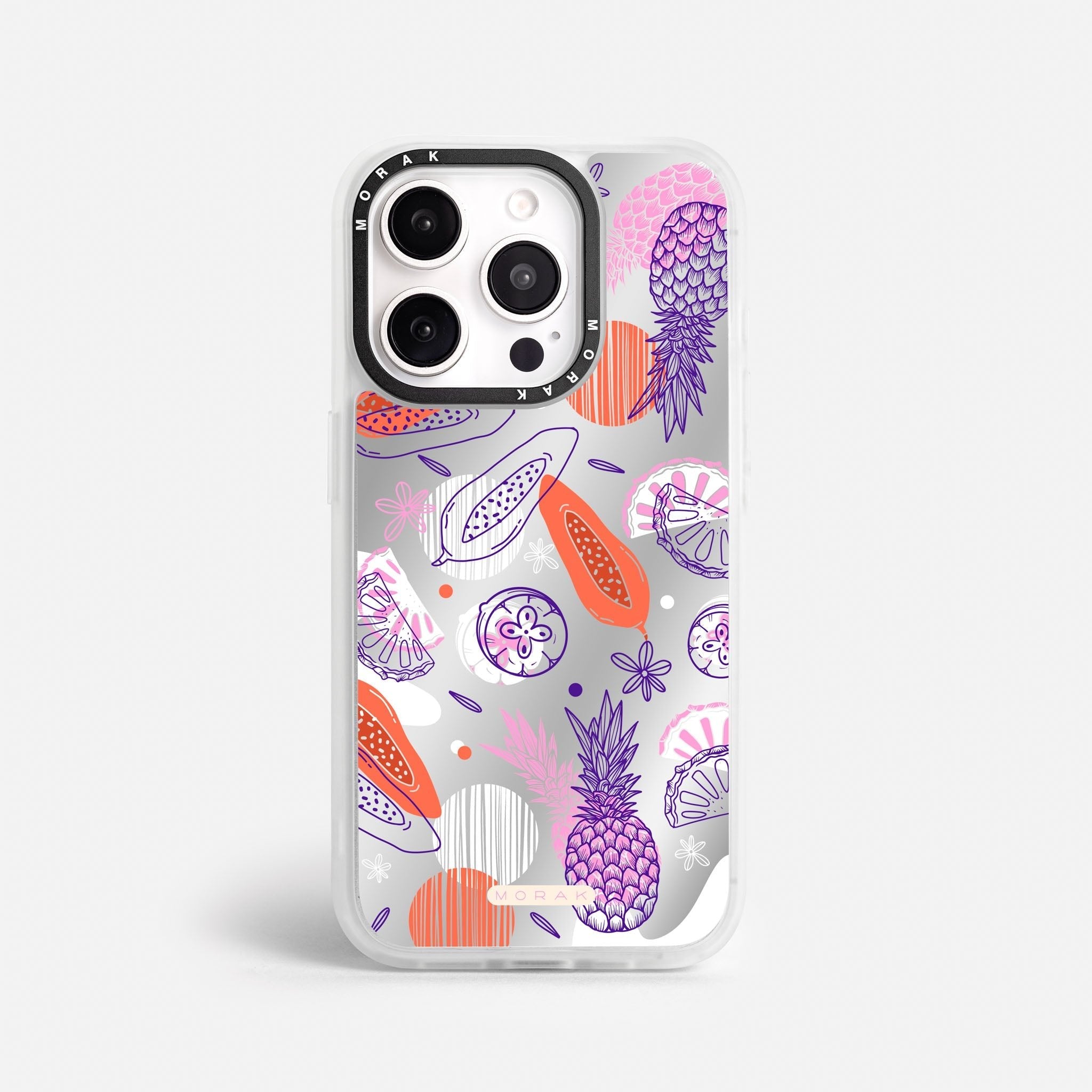Case Funda Tropical Mix - Espejo Premium Para iPhone 17-12 Samsung S26-S22