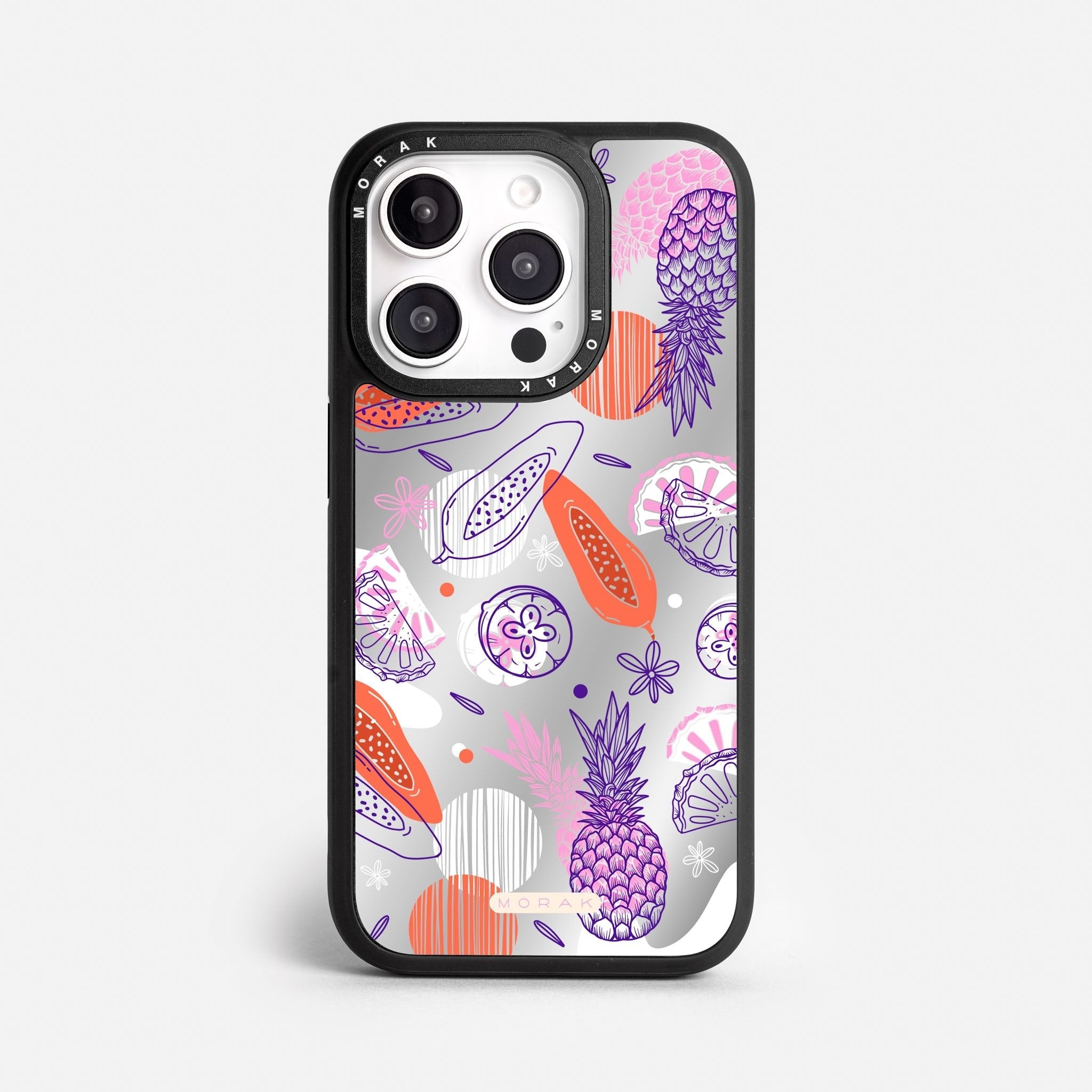 Case Funda Tropical Mix - Espejo Premium Para iPhone 17-12 Samsung S26-S22