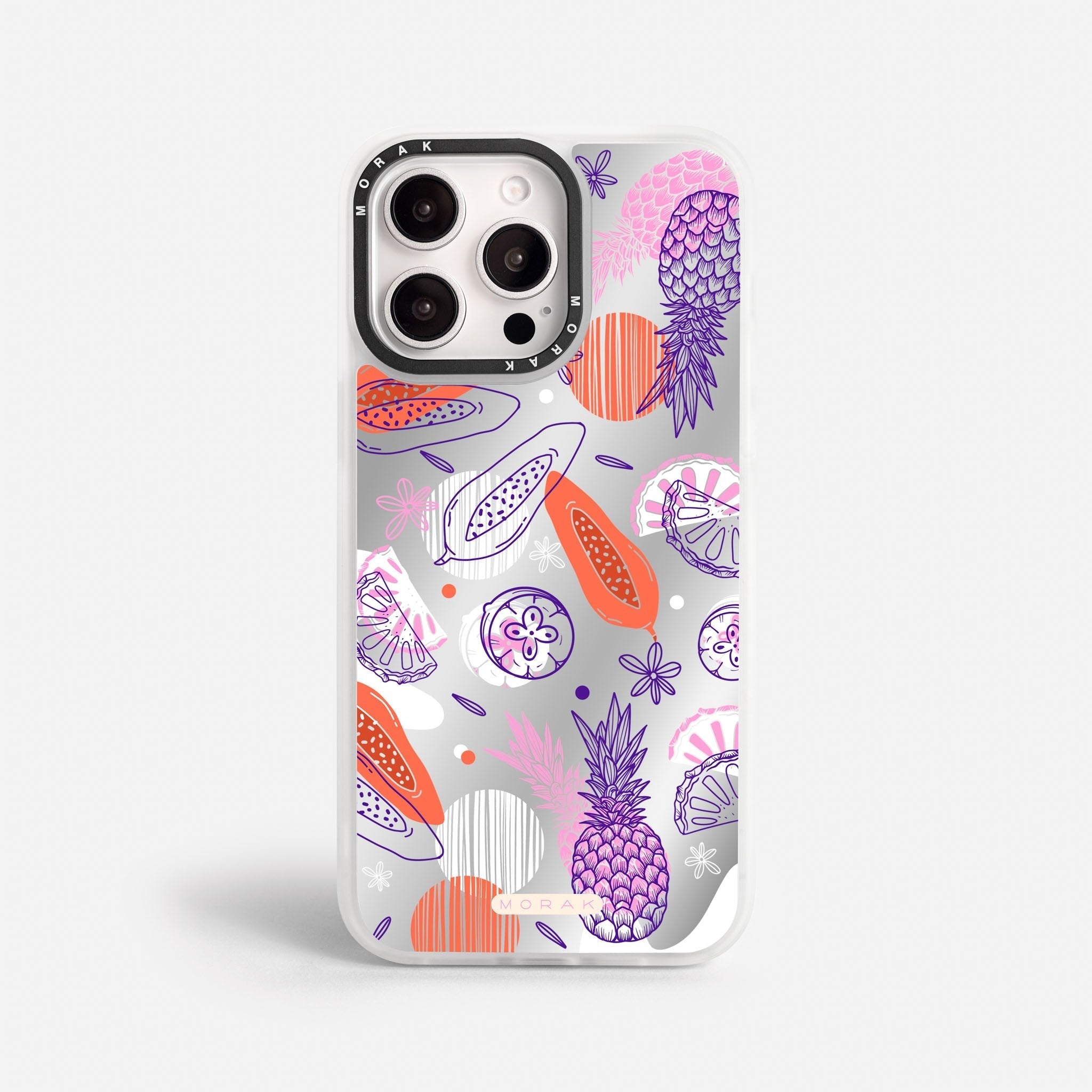 Case Funda Tropical Mix - Espejo Premium Para iPhone 17-12 Samsung S26-S22
