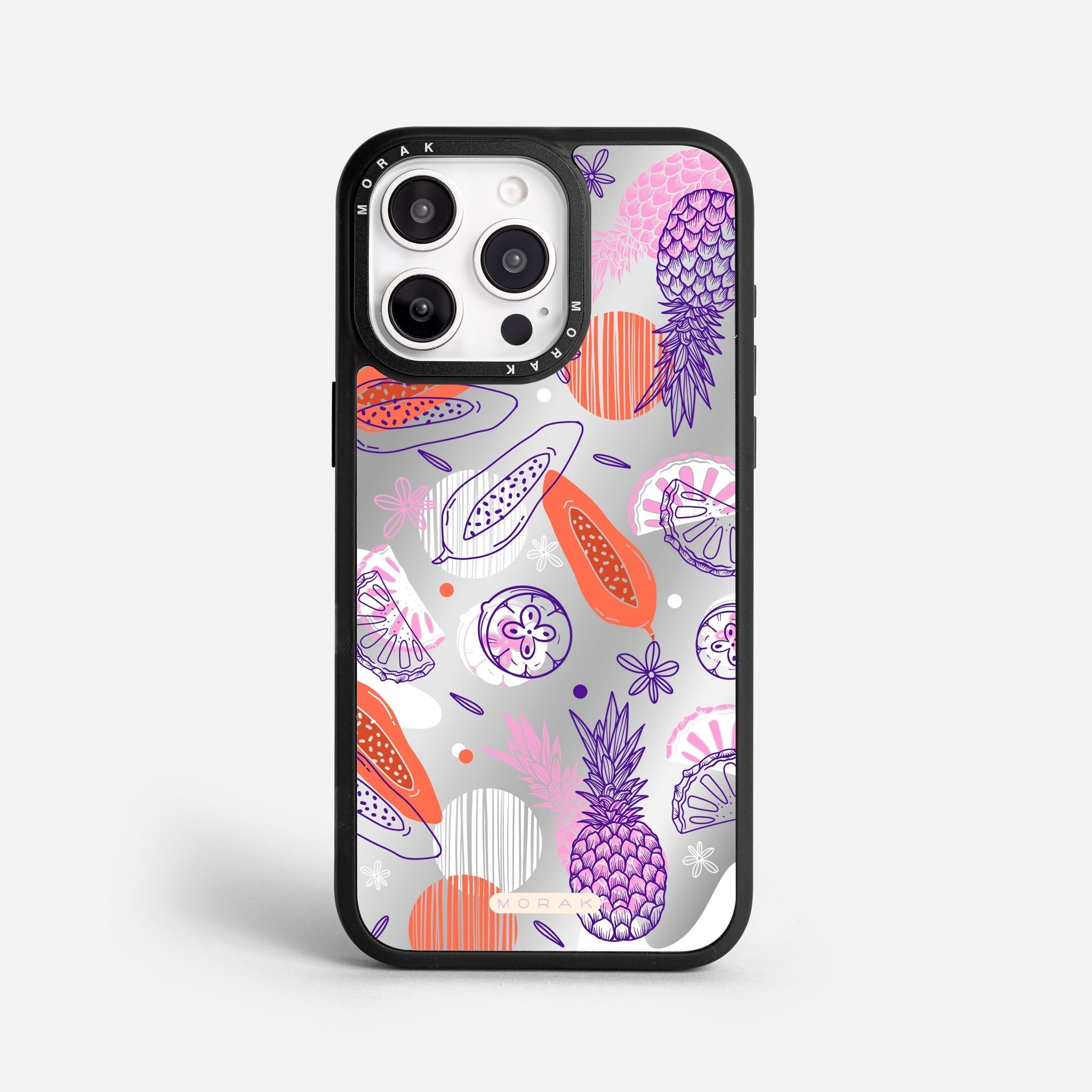 Case Funda Tropical Mix - Espejo Premium Para iPhone 17-12 Samsung S26-S22