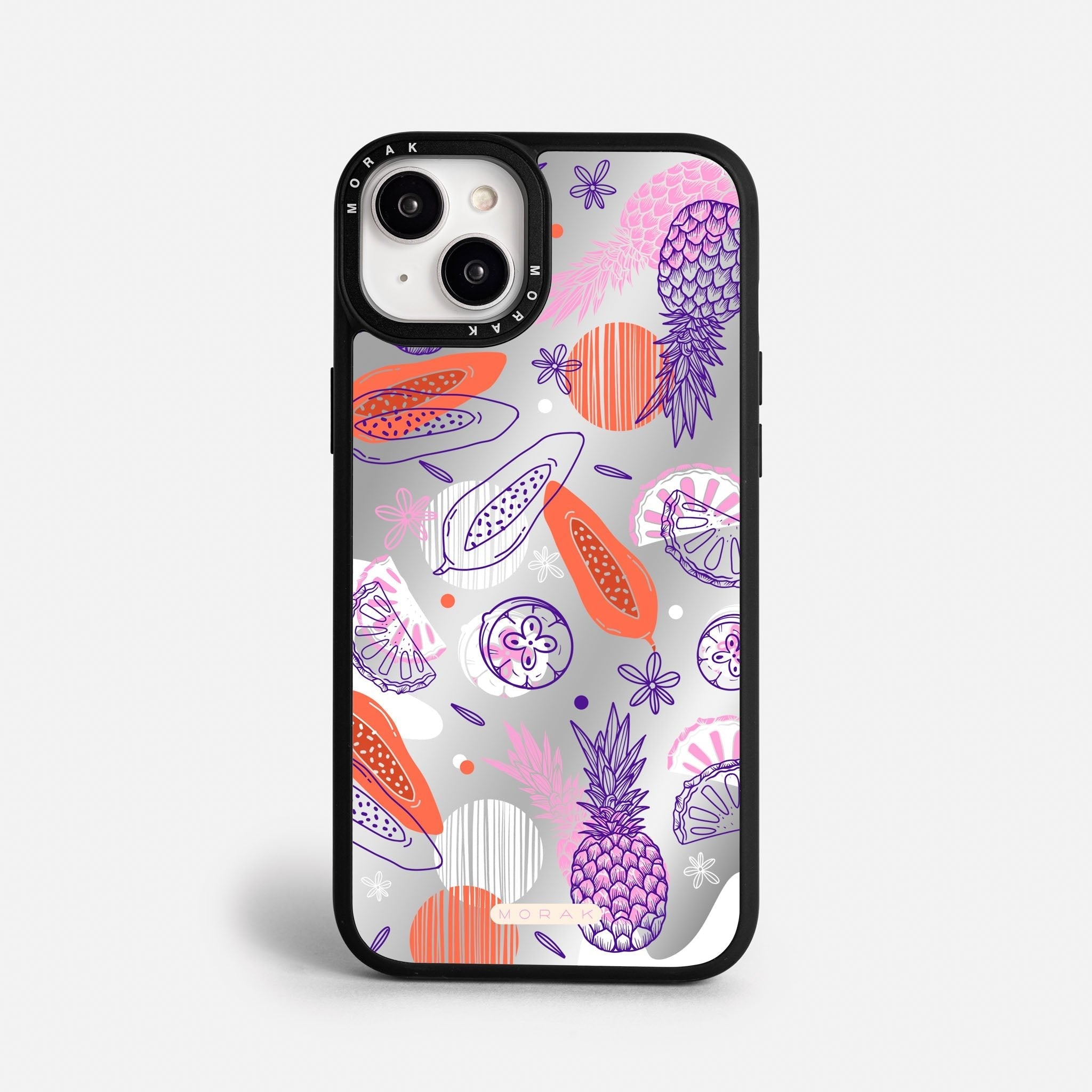 Case Funda Tropical Mix - Espejo Premium Para iPhone 17-12 Samsung S26-S22