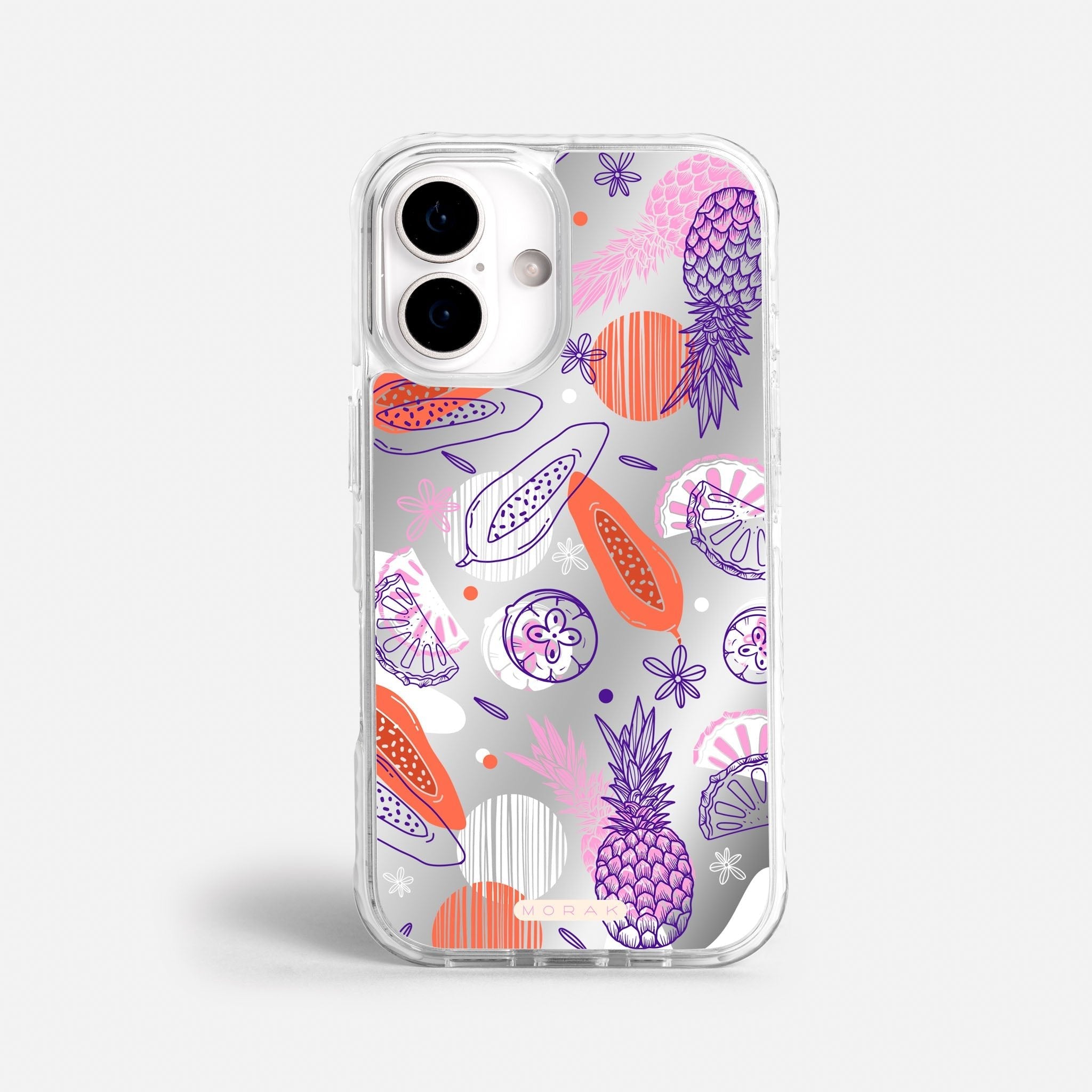 Case Funda Tropical Mix - Espejo Premium Para iPhone 17-12 Samsung S26-S22