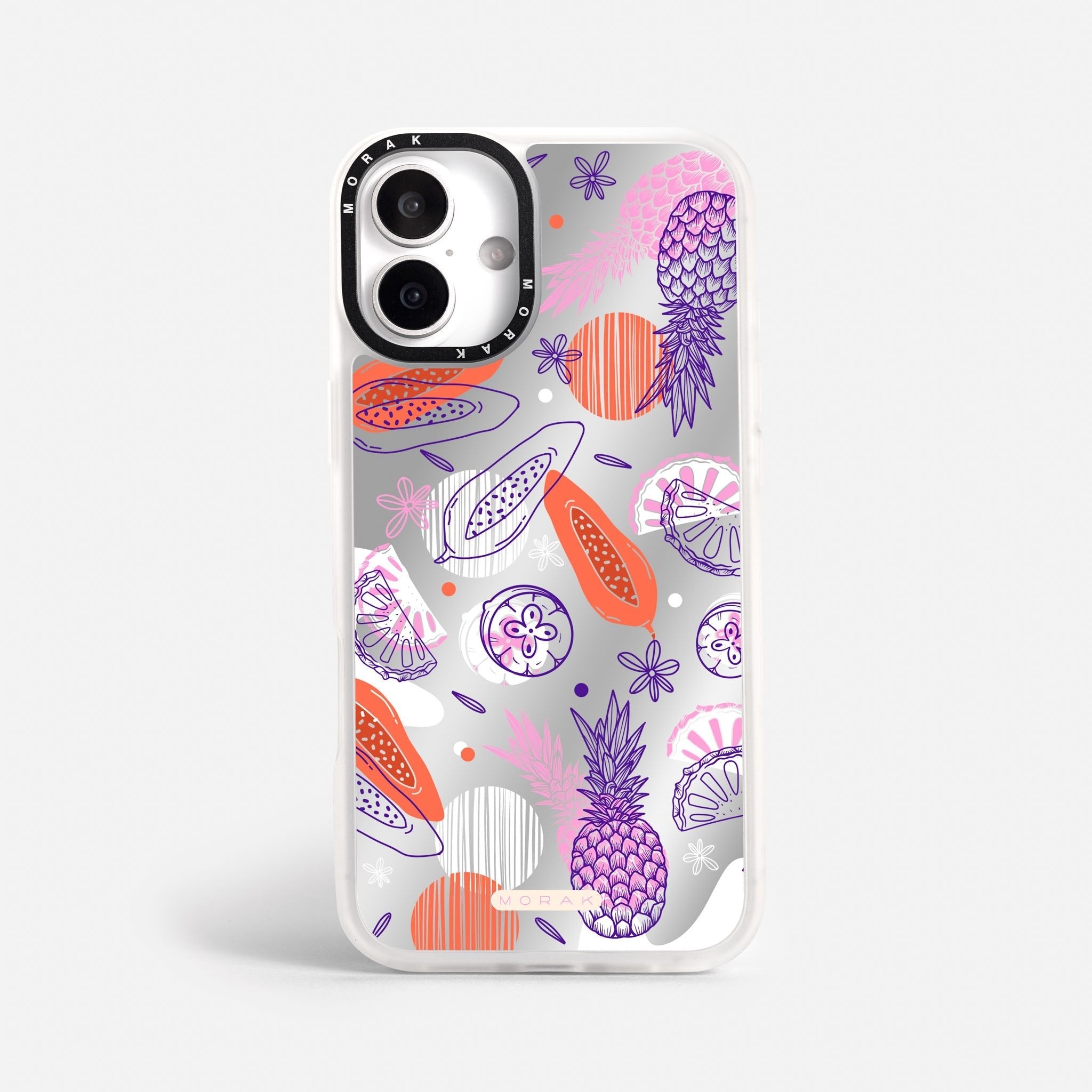 Case Funda Tropical Mix - Espejo Premium Para iPhone 17-12 Samsung S26-S22