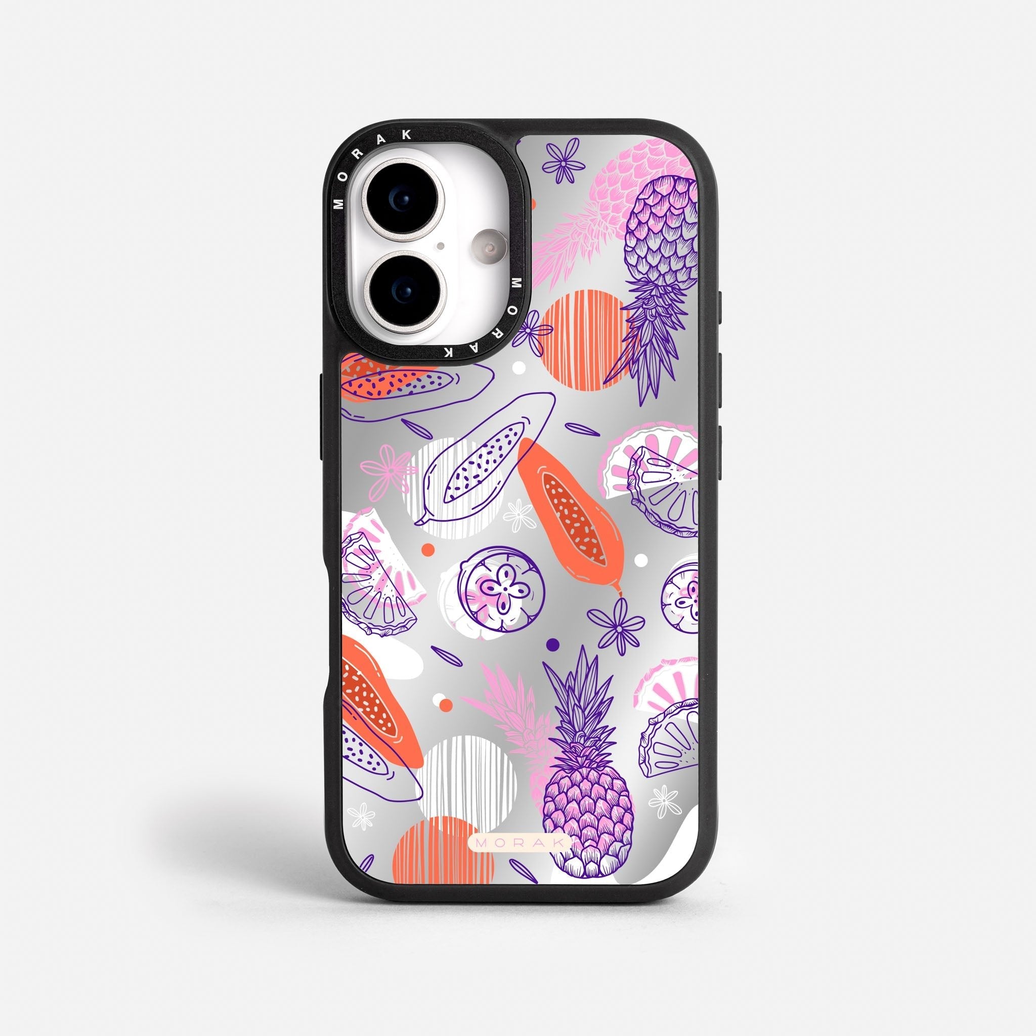 Case Funda Tropical Mix - Espejo Premium Para iPhone 17-12 Samsung S26-S22