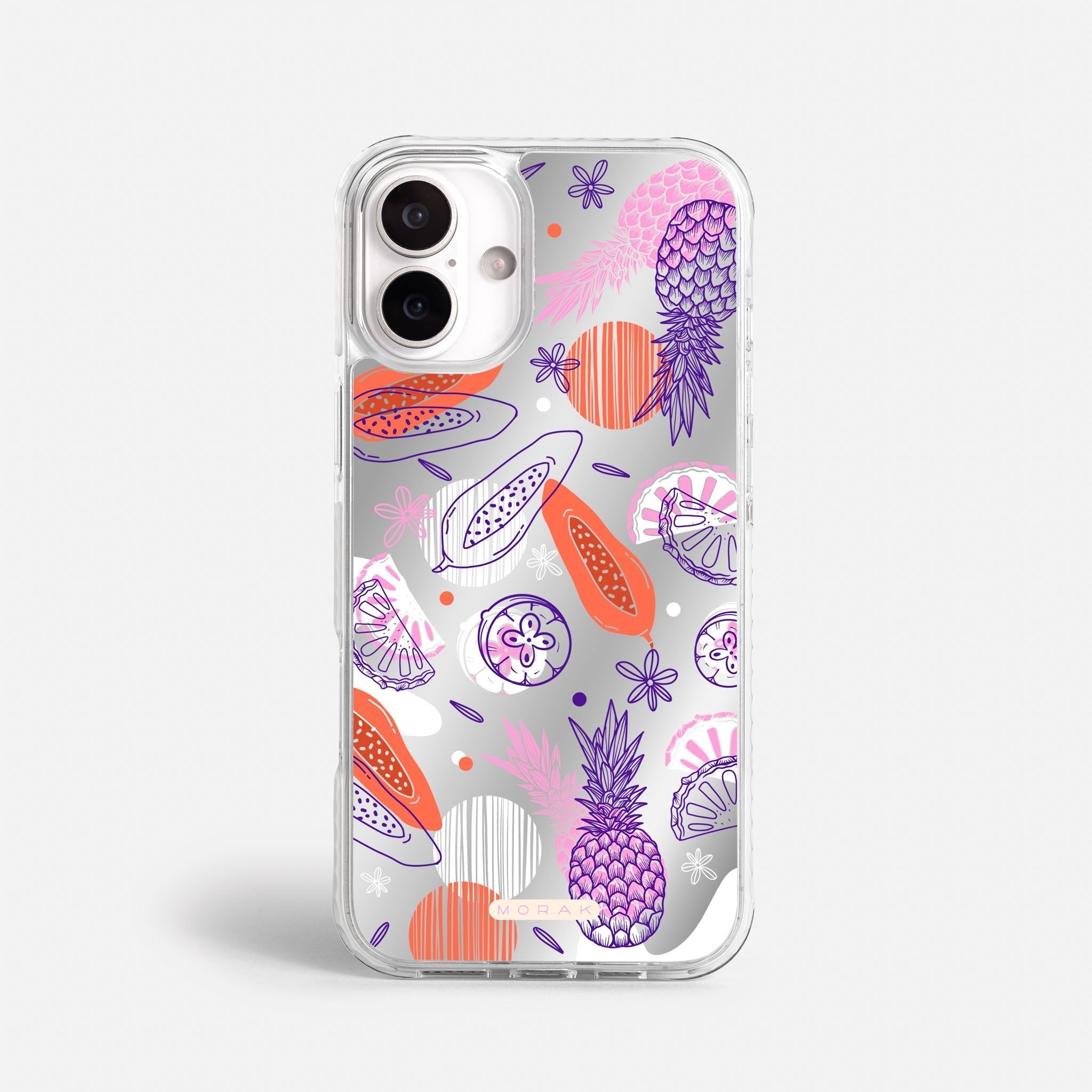Case Funda Tropical Mix - Espejo Premium Para iPhone 17-12 Samsung S26-S22