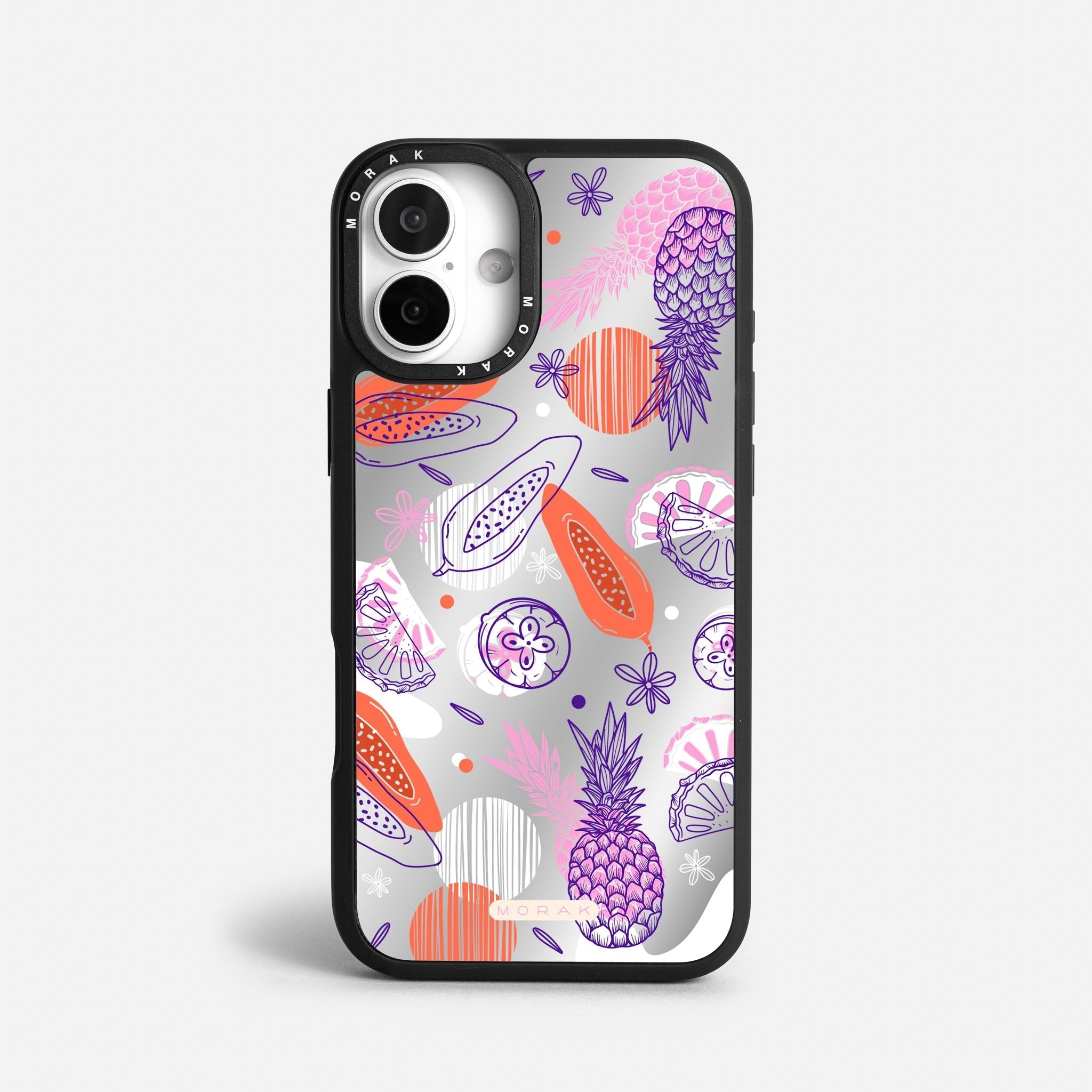 Case Funda Tropical Mix - Espejo Premium Para iPhone 17-12 Samsung S26-S22