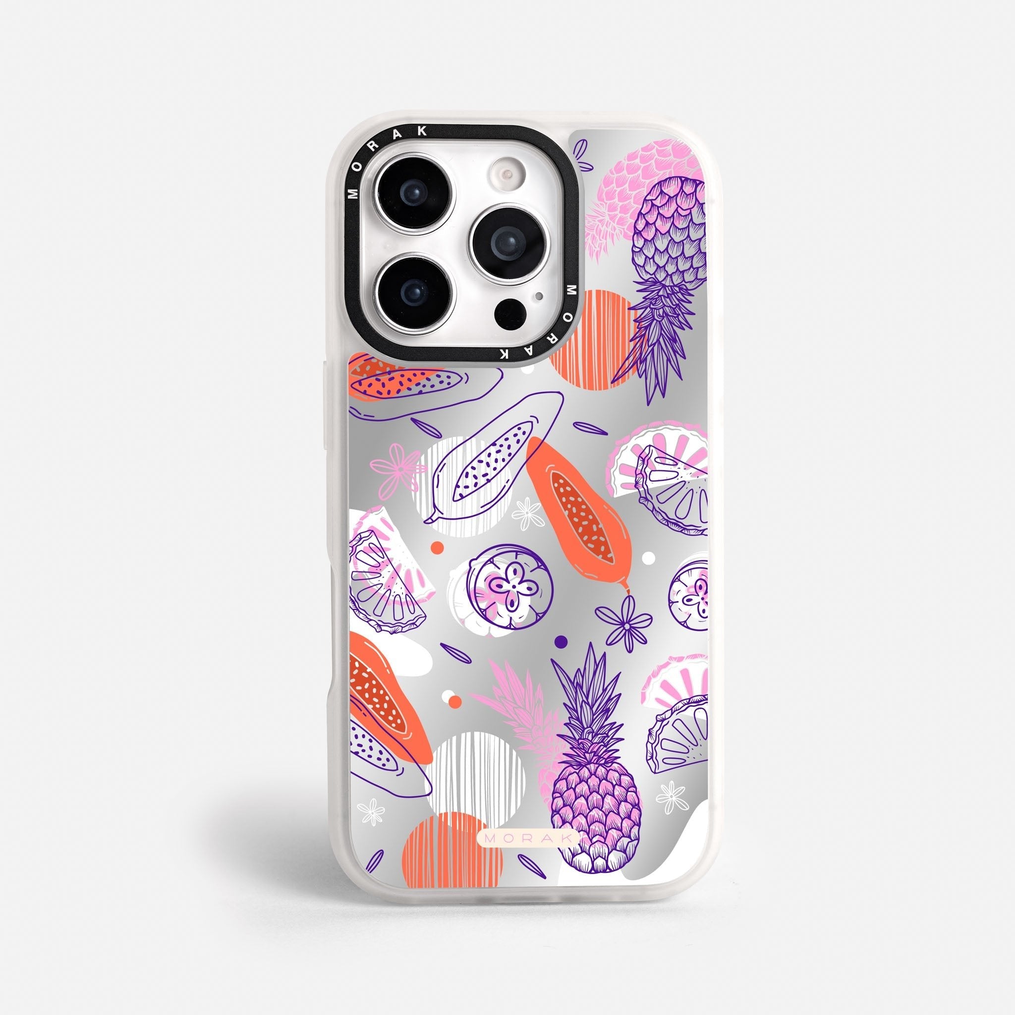 Case Funda Tropical Mix - Espejo Premium Para iPhone 17-12 Samsung S26-S22