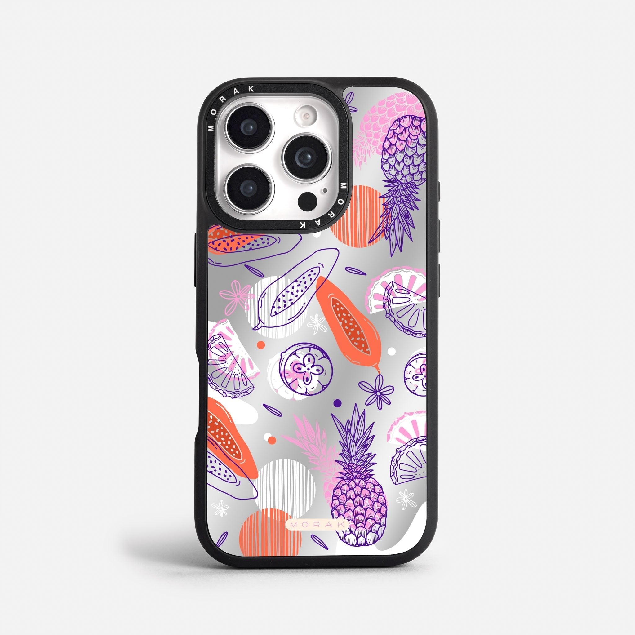 Case Funda Tropical Mix - Espejo Premium Para iPhone 17-12 Samsung S26-S22