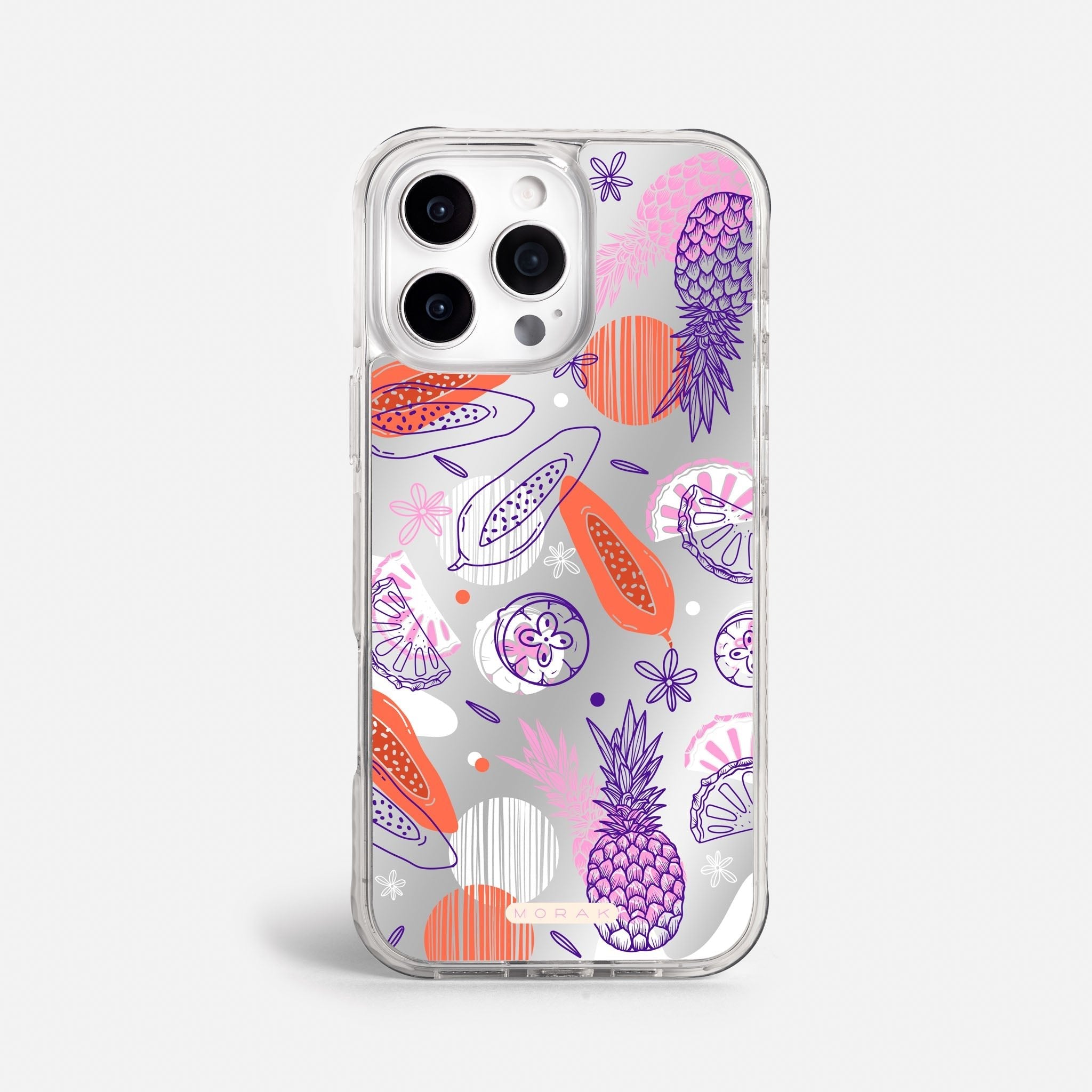 Case Funda Tropical Mix - Espejo Premium Para iPhone 17-12 Samsung S26-S22