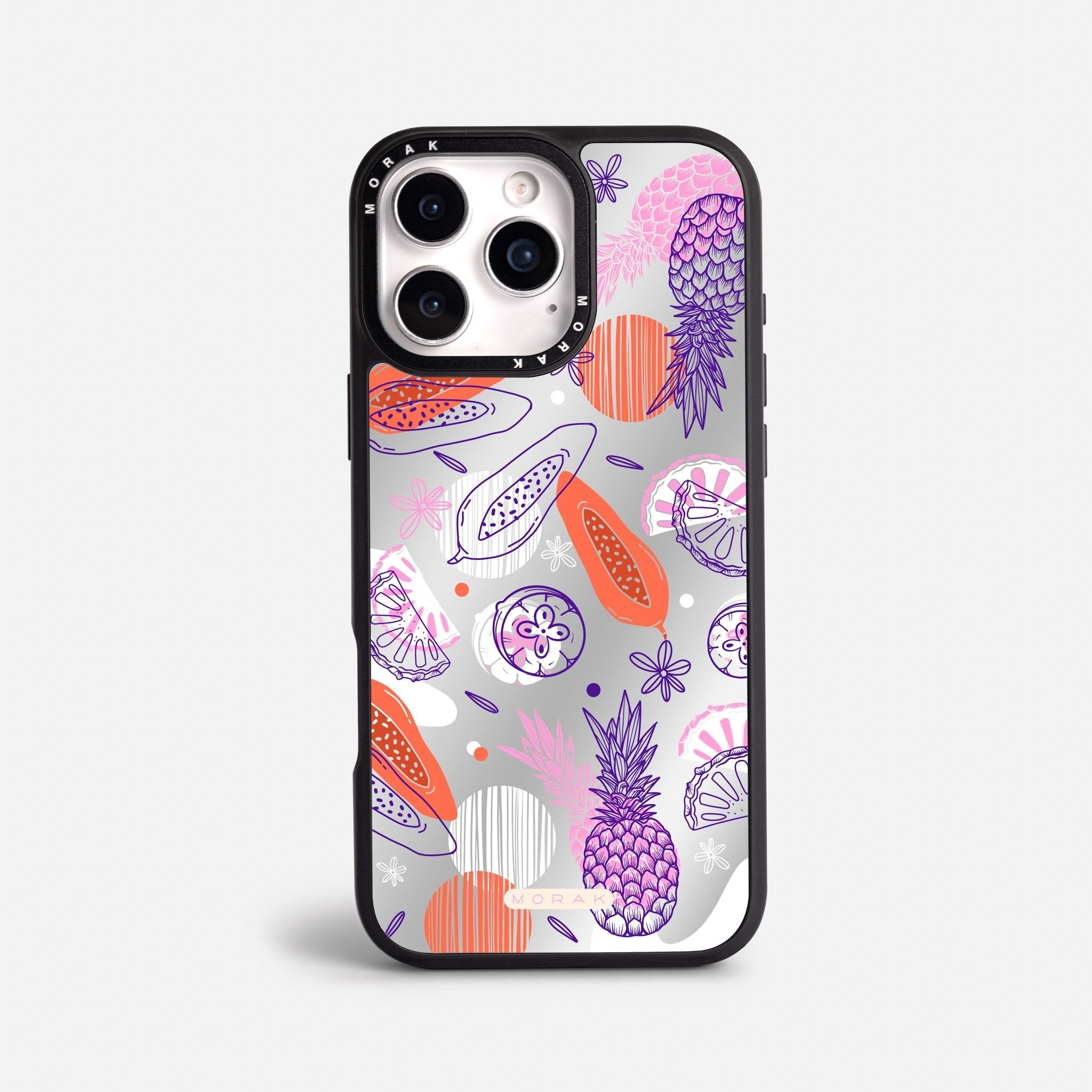 Case Funda Tropical Mix - Espejo Premium Para iPhone 17-12 Samsung S26-S22