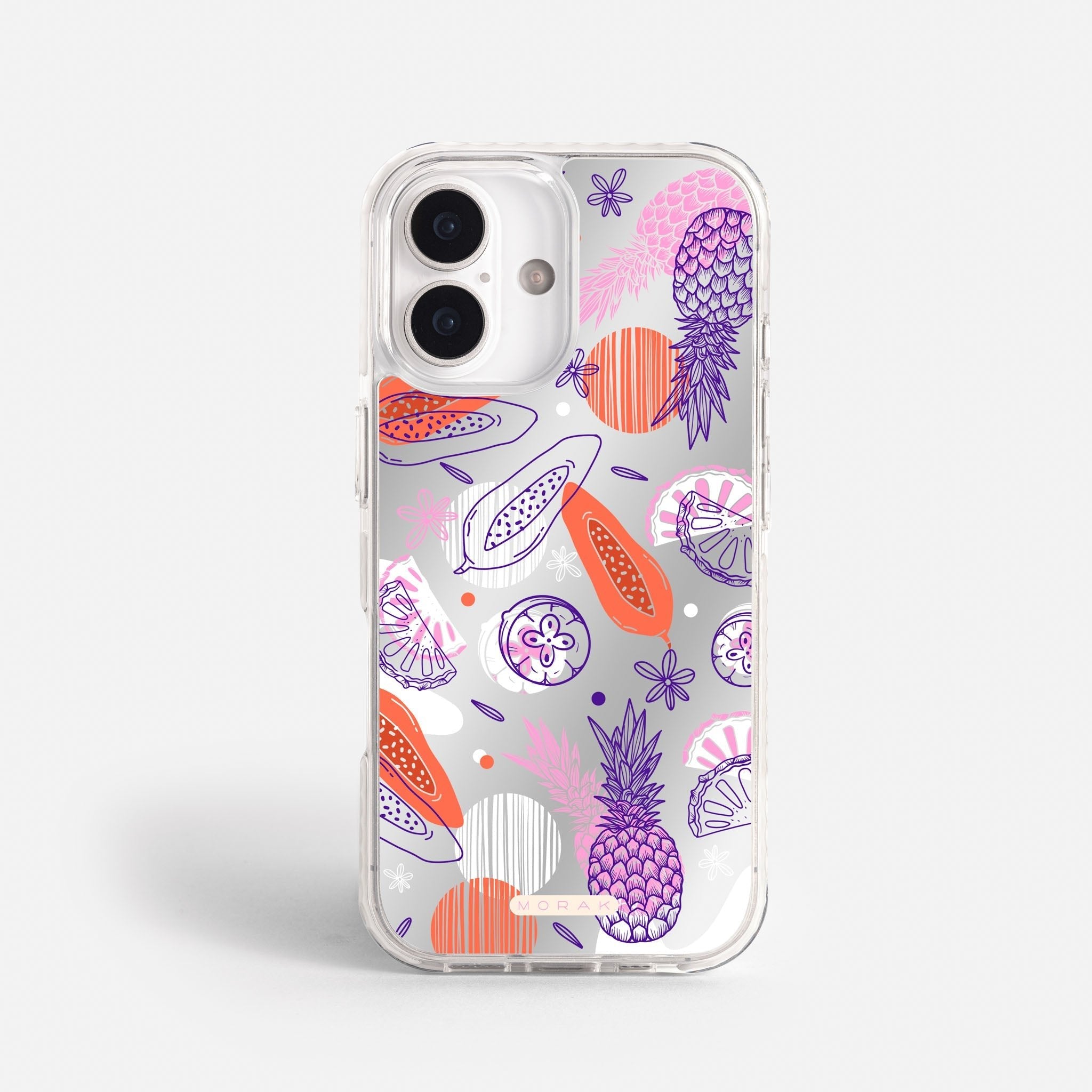 Case Funda Tropical Mix - Espejo Premium Para iPhone 17-12 Samsung S26-S22