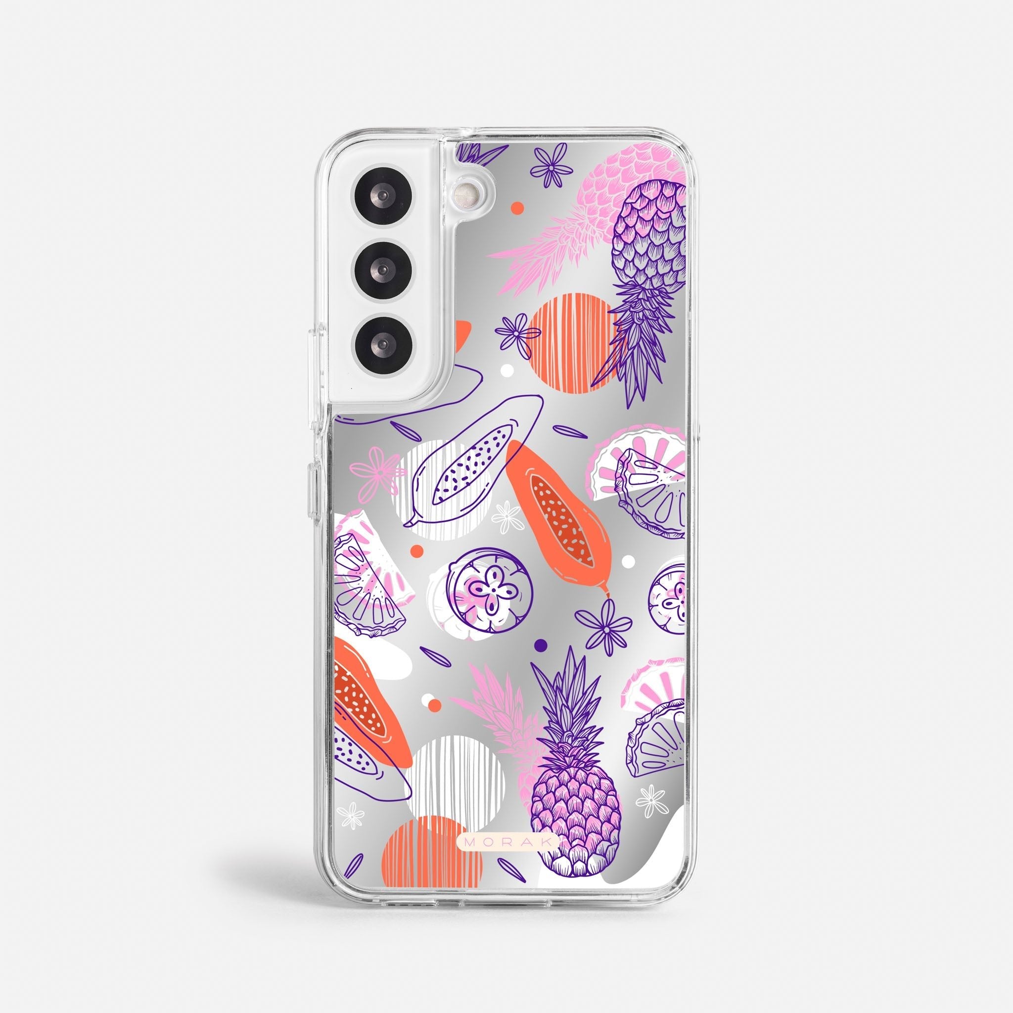 Case Funda Tropical Mix - Espejo Premium Para iPhone 17-12 Samsung S26-S22
