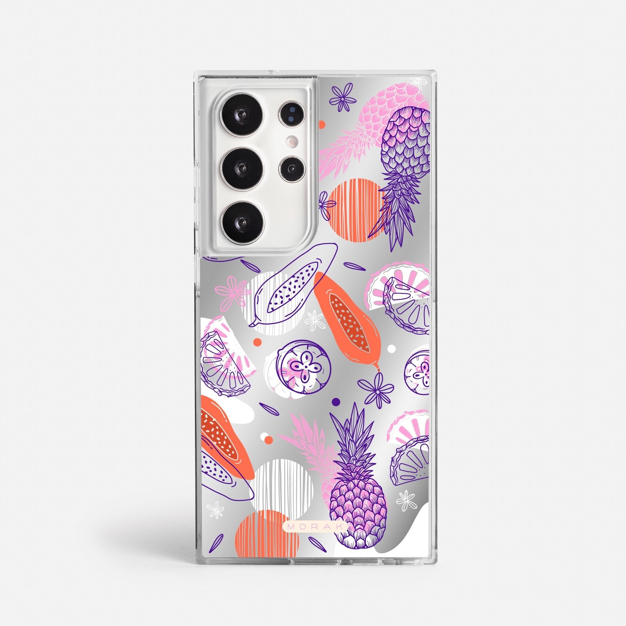 Case Funda Tropical Mix - Espejo Premium Para iPhone 17-12 Samsung S26-S22