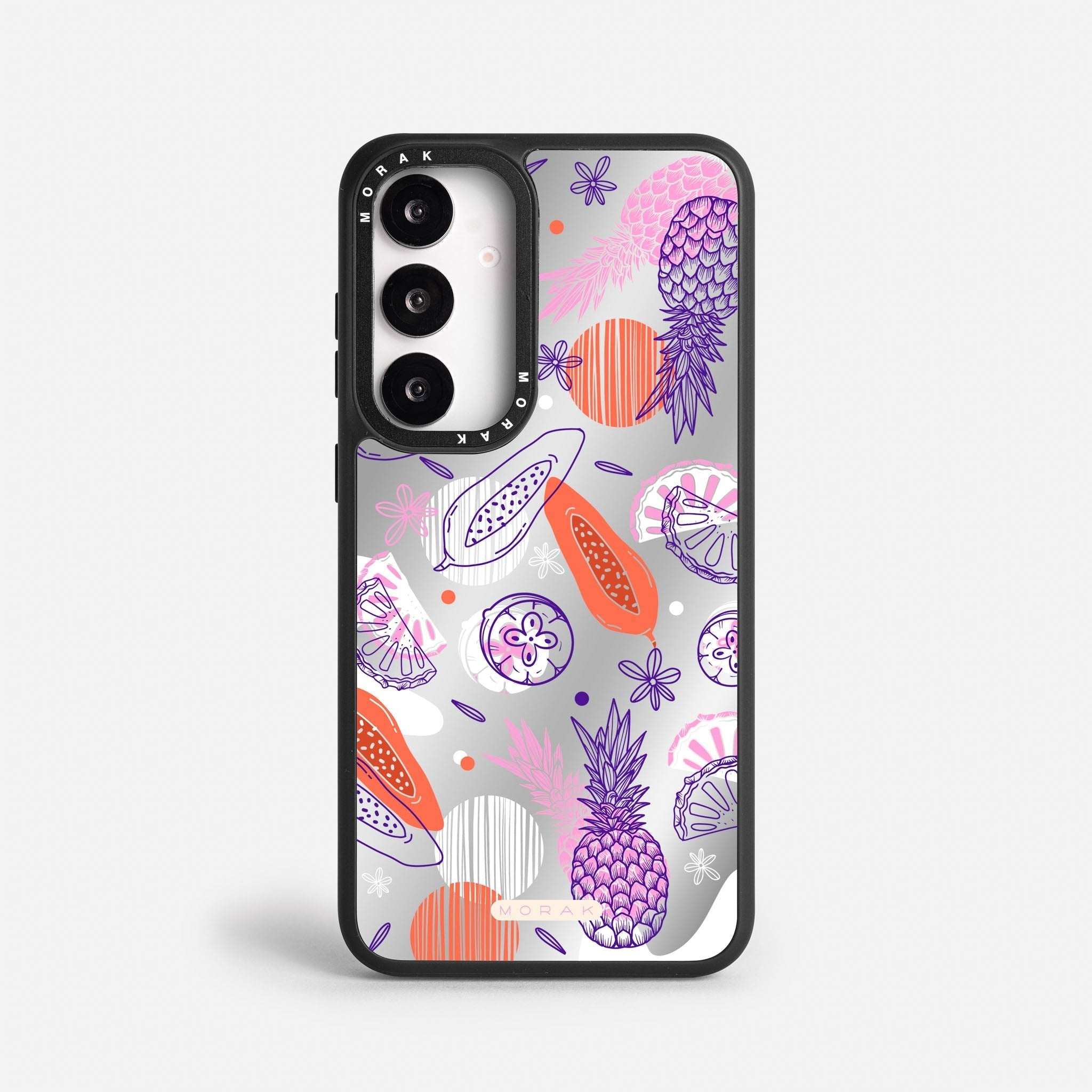 Case Funda Tropical Mix - Espejo Premium Para iPhone 17-12 Samsung S26-S22