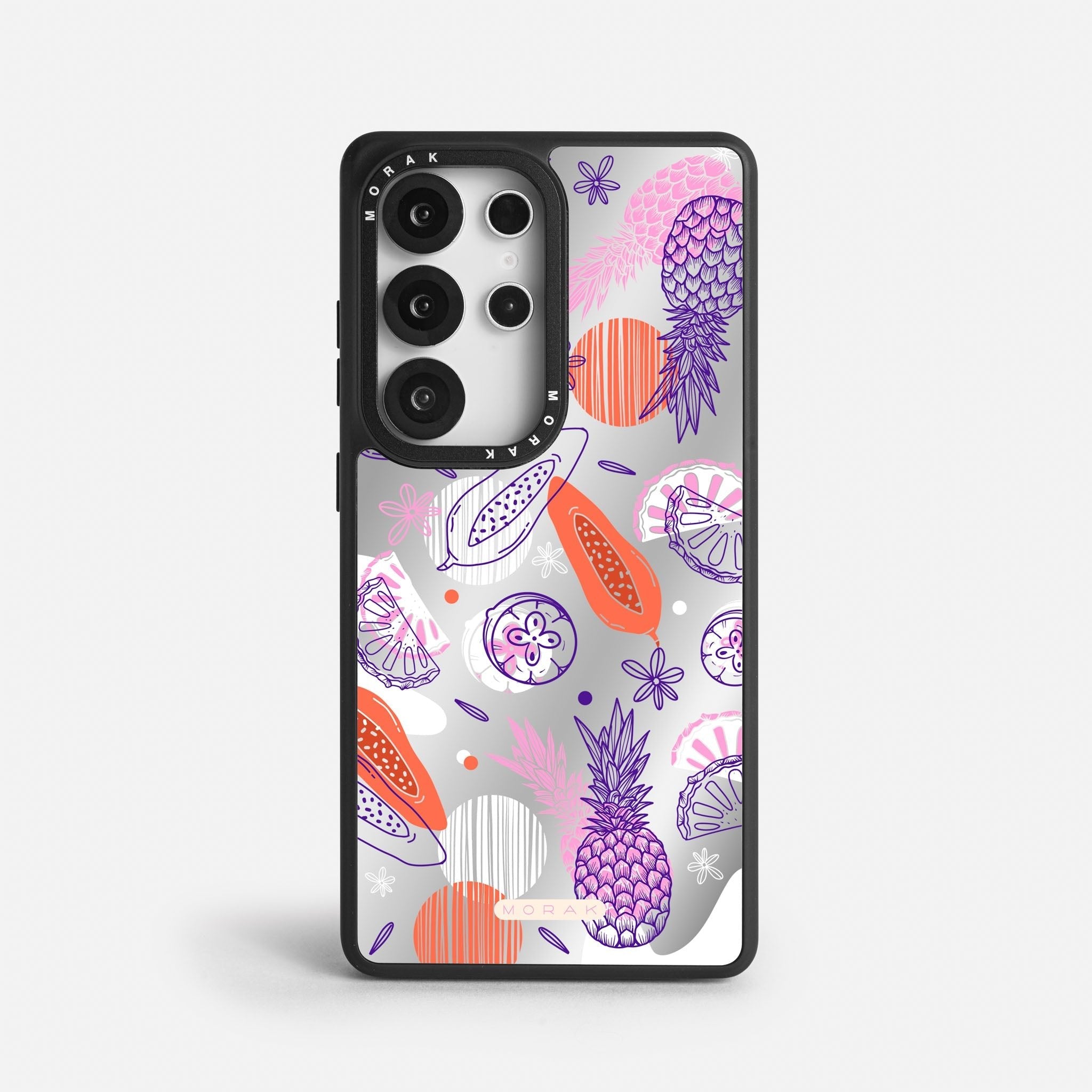 Case Funda Tropical Mix - Espejo Premium Para iPhone 17-12 Samsung S26-S22