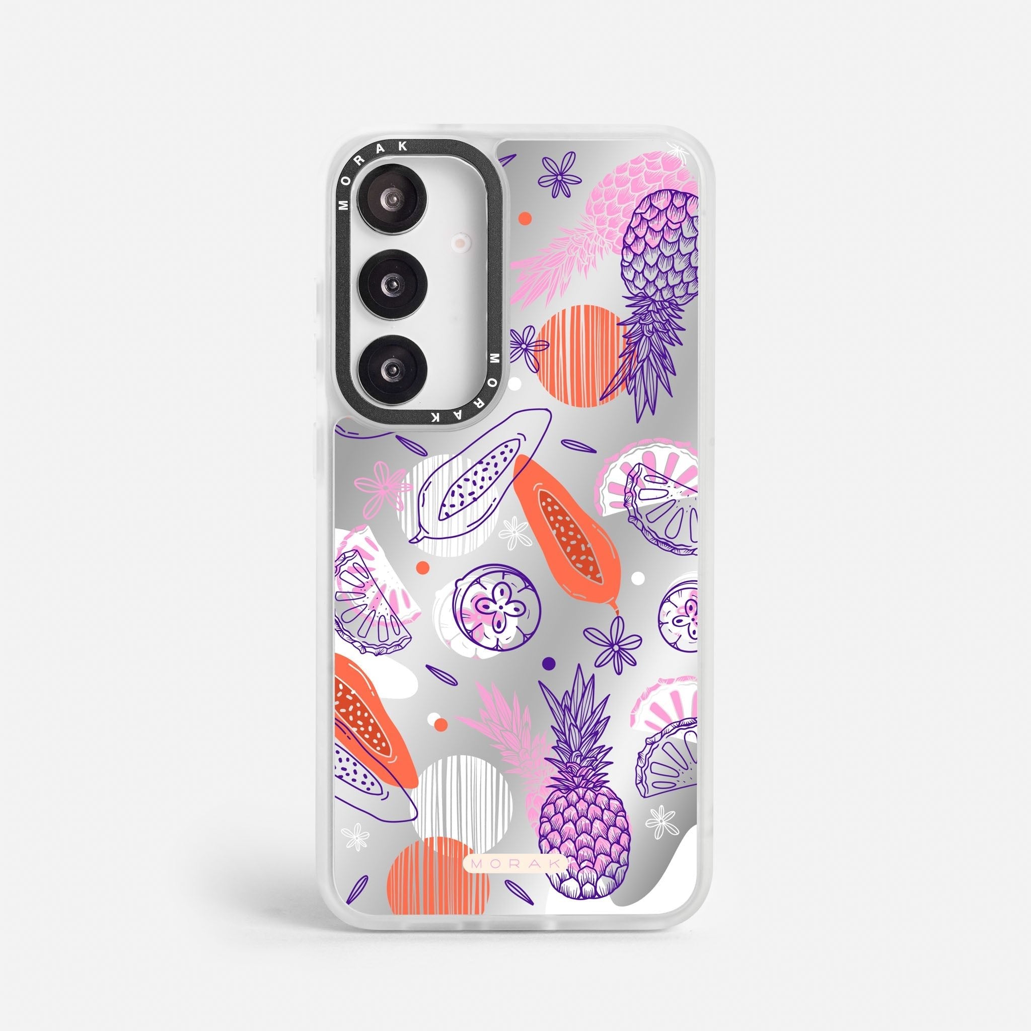 Case Funda Tropical Mix - Espejo Premium Para iPhone 17-12 Samsung S26-S22