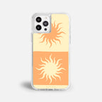 Case Funda Twin Suns - Blanco Premium Para iPhone 17-12 Samsung S26-S22