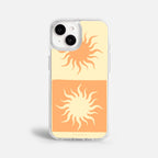 Case Funda Twin Suns - Blanco Premium Para iPhone 17-12 Samsung S26-S22
