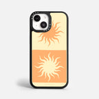 Case Funda Twin Suns - Blanco Premium Para iPhone 17-12 Samsung S26-S22