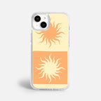 Case Funda Twin Suns - Blanco Premium Para iPhone 17-12 Samsung S26-S22