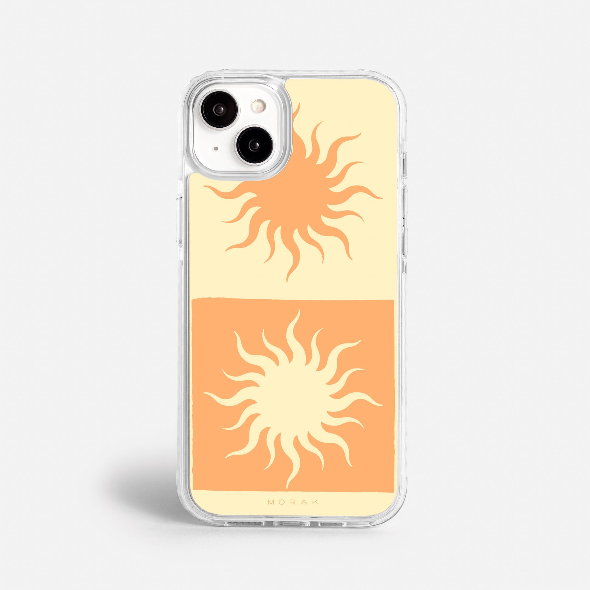 Case Funda Twin Suns - Blanco Premium Para iPhone 17-12 Samsung S26-S22