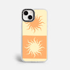 Case Funda Twin Suns - Blanco Premium Para iPhone 17-12 Samsung S26-S22