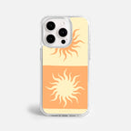 Case Funda Twin Suns - Blanco Premium Para iPhone 17-12 Samsung S26-S22