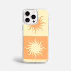 Case Funda Twin Suns - Blanco Premium Para iPhone 17-12 Samsung S26-S22