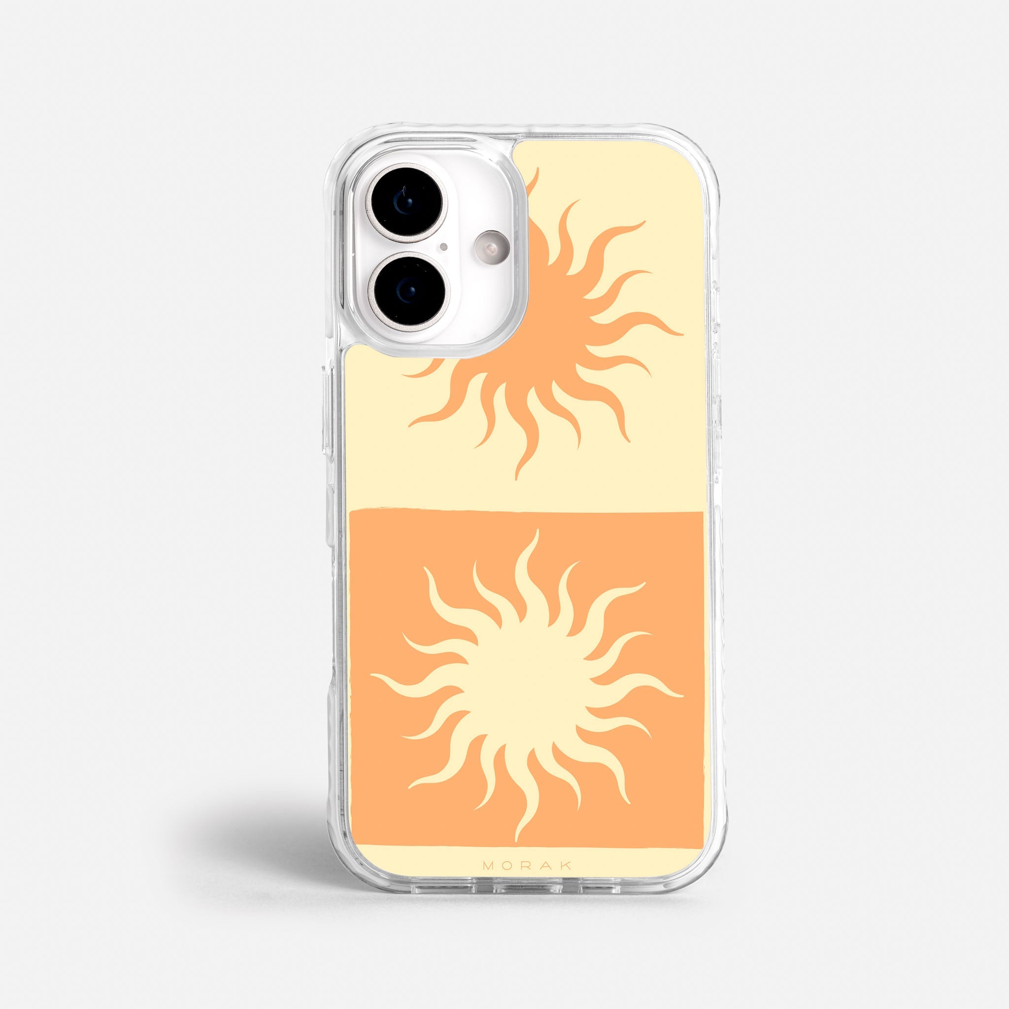 Case Funda Twin Suns - Blanco Premium Para iPhone 17-12 Samsung S26-S22