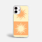 Case Funda Twin Suns - Blanco Premium Para iPhone 17-12 Samsung S26-S22