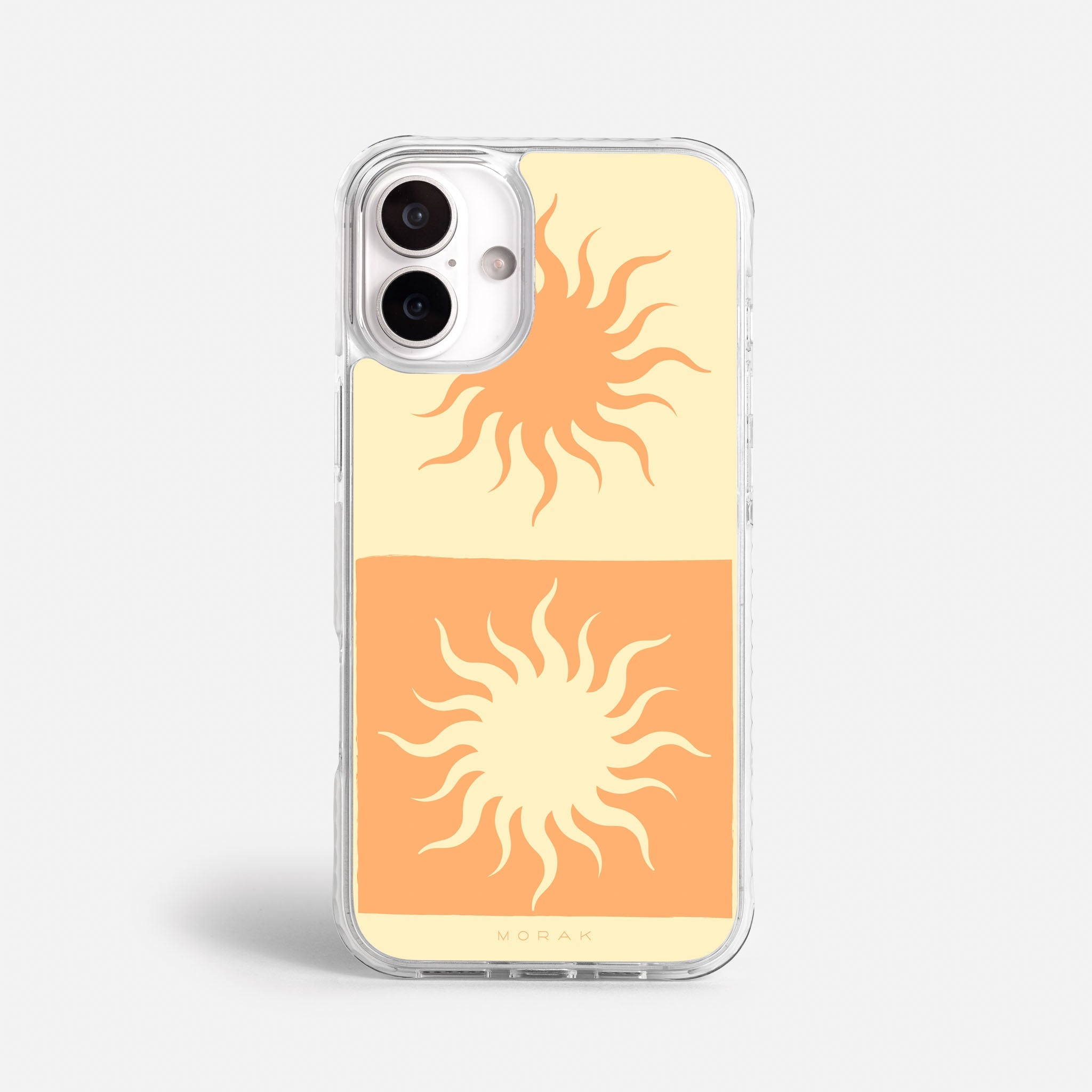 Case Funda Twin Suns - Blanco Premium Para iPhone 17-12 Samsung S26-S22