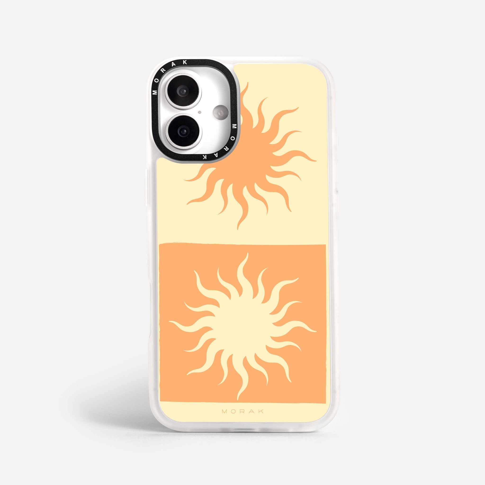 Case Funda Twin Suns - Blanco Premium Para iPhone 17-12 Samsung S26-S22