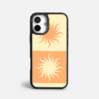 Case Funda Twin Suns - Blanco Premium Para iPhone 17-12 Samsung S26-S22