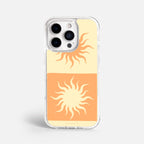 Case Funda Twin Suns - Blanco Premium Para iPhone 17-12 Samsung S26-S22