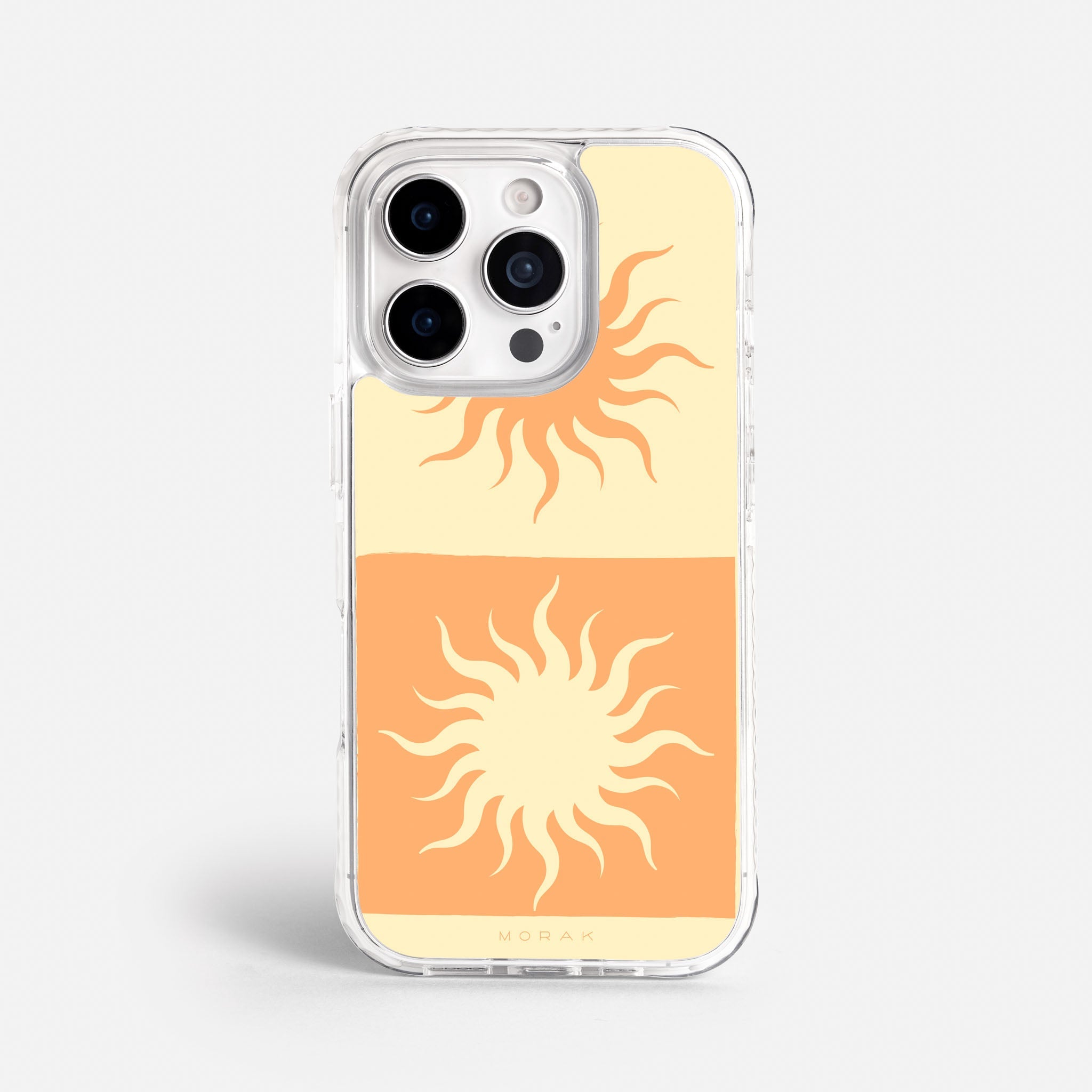 Case Funda Twin Suns - Blanco Premium Para iPhone 17-12 Samsung S26-S22