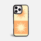 Case Funda Twin Suns - Blanco Premium Para iPhone 17-12 Samsung S26-S22