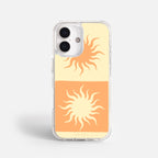Case Funda Twin Suns - Blanco Premium Para iPhone 17-12 Samsung S26-S22