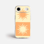Case Funda Twin Suns - Blanco Premium Para iPhone 17-12 Samsung S26-S22