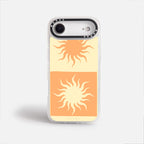 Case Funda Twin Suns - Blanco Premium Para iPhone 17-12 Samsung S26-S22