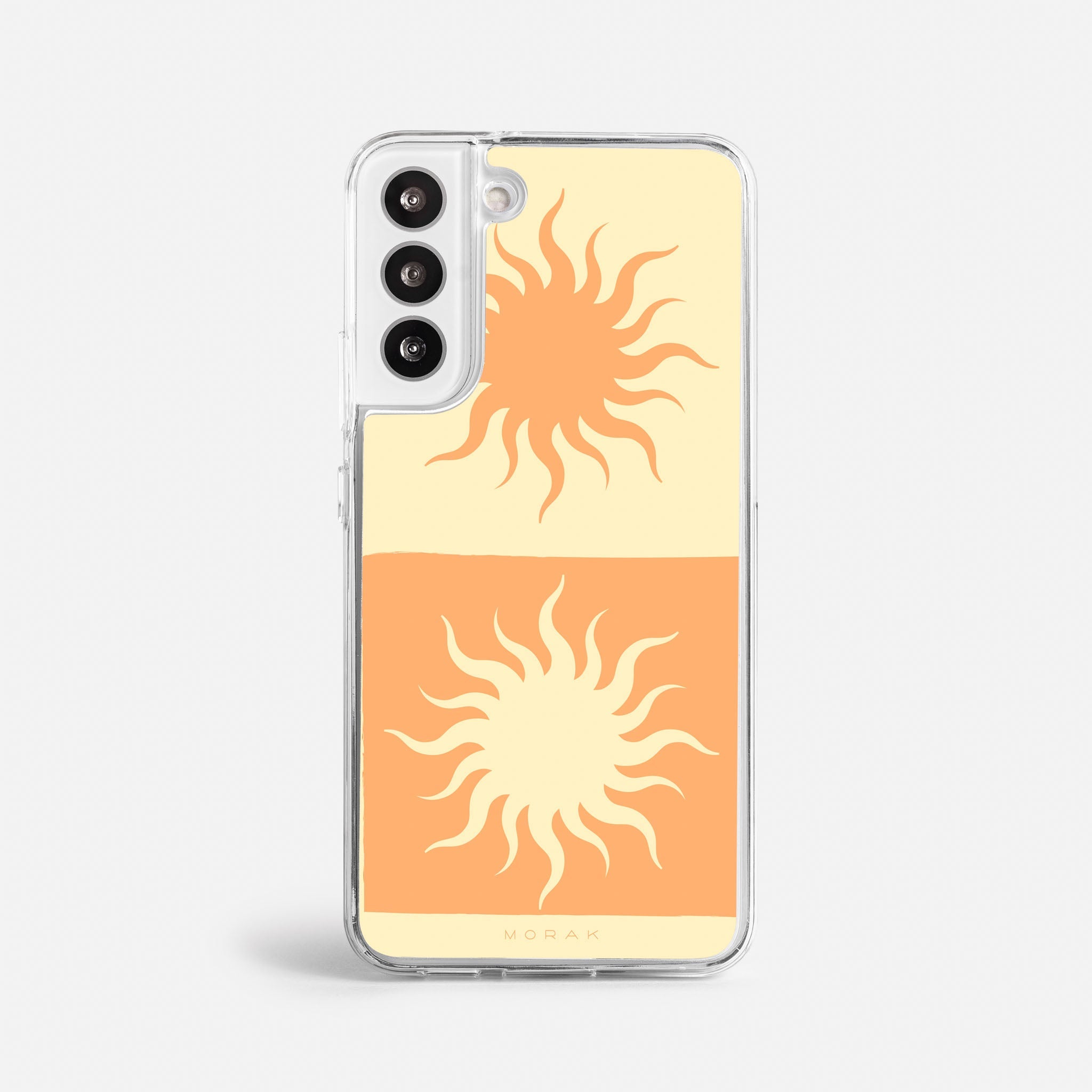 Case Funda Twin Suns - Blanco Premium Para iPhone 17-12 Samsung S26-S22