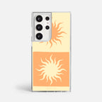 Case Funda Twin Suns - Blanco Premium Para iPhone 17-12 Samsung S26-S22