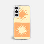 Case Funda Twin Suns - Blanco Premium Para iPhone 17-12 Samsung S26-S22