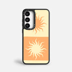 Case Funda Twin Suns - Blanco Premium Para iPhone 17-12 Samsung S26-S22