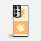 Case Funda Twin Suns - Blanco Premium Para iPhone 17-12 Samsung S26-S22