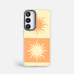 Case Funda Twin Suns - Blanco Premium Para iPhone 17-12 Samsung S26-S22