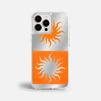 Case Funda Twin Suns - Espejo Premium Para iPhone 17-12 Samsung S26-S22