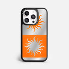 Case Funda Twin Suns - Espejo Premium Para iPhone 17-12 Samsung S26-S22