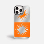 Case Funda Twin Suns - Espejo Premium Para iPhone 17-12 Samsung S26-S22